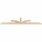 Ekena Millwork Richland Smooth Timber Gable Bracket, Douglas Fir, 108"W x 22"H x 3 1/2"D x 3 1/2"F, 5/12 Pitch GBW108X22X0404RIC00SDF - alternate 5